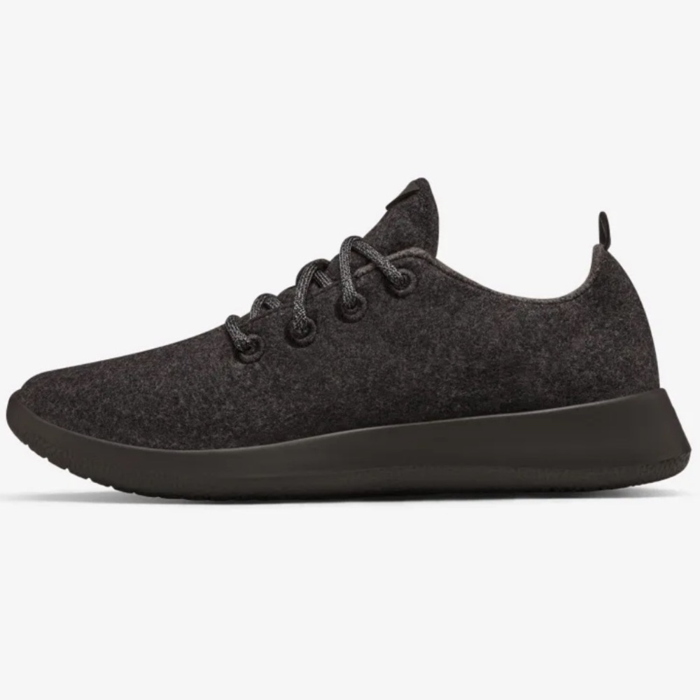 Allbirds Women's Wool Runners Sneakers in Natural Black, Size 10 - Picture 3 of 11